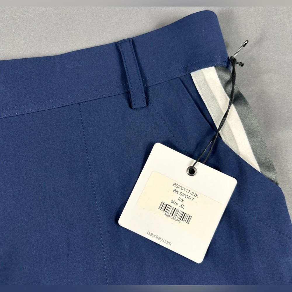 Belyn Key Womens Golf Skort XL Ink Blue Polyester Spandex - Picture 3 of 6